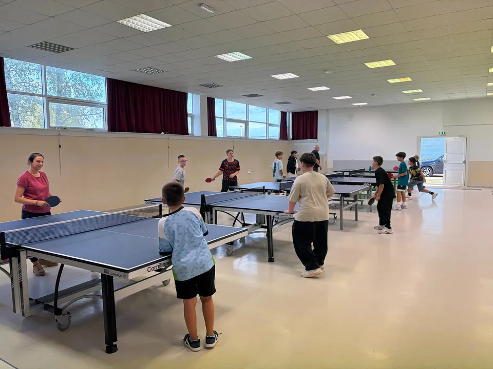 Joueurs du club à l'entraînement